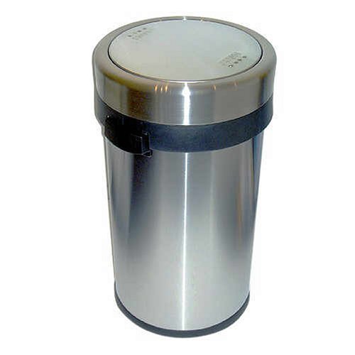 Commercial Stainless Steel Trashcan 13.2 Gallon