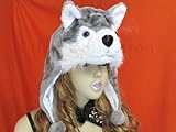 犬 帽子 ぼうし ハスキー 着ぐるみ かぶり物 被りもの コスプレ いぬ