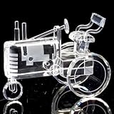 CRYSTAL TRACTOR SCULPTURE