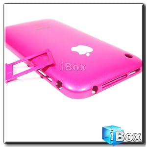 Hot pink Back Housing Case Cover for iPhone 3G 8GB With tools+Free touch pen