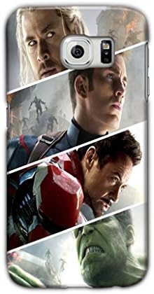 Tomhousomick Custom Design The Avengers Spider-Man Captain America The Hulk Thor Ant-Man Black Widow Iron Man Case Cover for Samsung Galaxy S6 G9208 G9209 G9200 2015 Hot Fashion Style