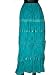 Gypsy Skirts | Bohemian Skirts - Cotton Long Skirt-aqua Lace Bohemian Gypsy Skirts Womens Fashion India Skirt