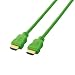 ELECOM HIGH-SPEED HDMI�P�[�u�� �J���t�� 1.5m DH-HD13AC15GN �O���[��