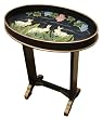 Wooden side tray table - Spring bunnies
