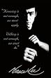 Bruce Lee (Quotes) Art Poster Print - 24" X 36"