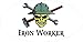 3 – Ironworker Skull Hard Hat/Helmet Stickers 1 1/2” x 3” H319