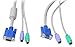 StarTech.com 25 ft. PC99 3-in-1 Keyboard, Monitor, Mouse Extension Cable