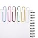Outus 50 mm Colored Paper Clips Medium, 6 Colors, 300 Pieces