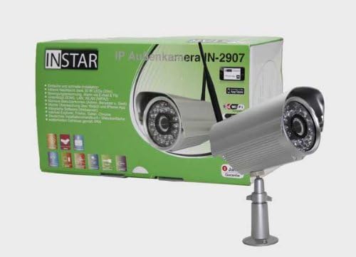 GERMAN BRAND! INSTAR IN-2907 (silver) WLAN IP Camera with 30 IR LED Nightvision, FTP and Email Alarm, Motion Detection and 5DB Antenna. For MAC / Windows / Linux / Android and IPhone! NOW ACCESSORIES LIKE HEATER ARE AVAILABLE ON AMAZON