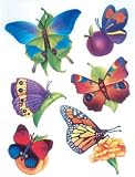 WINDOW CLING BUTTERFLIES 12 X 17