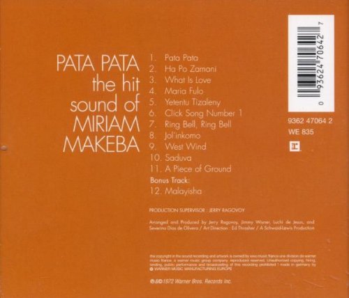 Cover image : Pata Pata