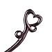 Breezelike Hair Sticks - Ebony Wooden Hair Stick : Love Heart - 7.1