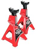 Powerbuilt 640399 Heavy Duty 2-Ton Jack Stand - 2 Piece