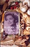 Return to Paris: A Memoir with Recipes