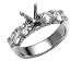 1.20 cts Round Diamonds Engagement Ring - Platinum, 18kt White or Yellow Gold