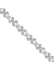 Sterling Silver Diamond Bracelet