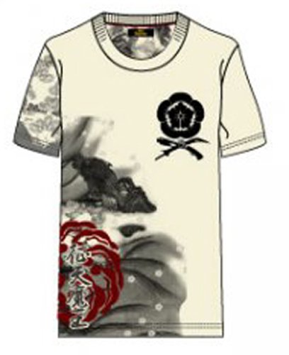 セール：戦国BASARA 織田信長 Tシャツ オフホワイト サイズ:L