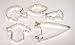 Football Cookie Cutters - Set of 5