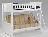 Pacific Twin Futon with White Finish