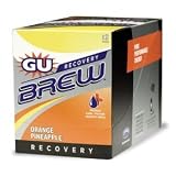 GU Sports Recovery Brew Replacement Sports Drink (Single Packets,12/box)