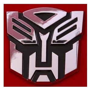 Autobot Transformer Chrome Emblem 4