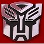 Autobot Transformer Chrome Emblem