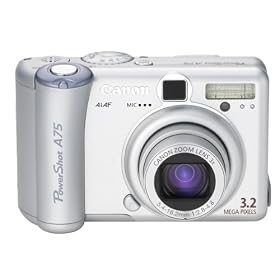 Canon PowerShot A75 3.2MP Digital Camera with 3X Optical Zoom