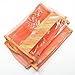 Cosmos Orange Color Bath Shower Organizer Mesh Hanger Holder with 5 Compartments for Shampoo Personal Care