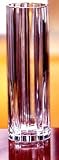 Contemporary Crystal Bud Vase 9 Tall by Crystal Clear