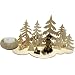 Holz Bastelset 3-D - Kerzenhalter Wald - komplett ausges�gt natur Weihnachten