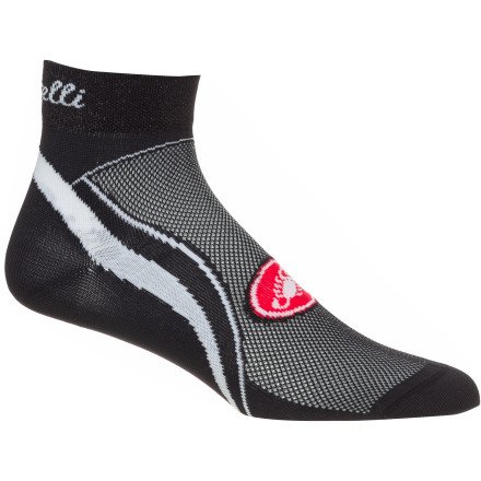 Castelli Luna Women's Socks Black/White, S/M Black/White, S/M On Sale