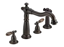 Hot Sale Delta 2256RB-216RB Victorian, Two Handle Kitchen Faucet With Spray, Venetian Bronze