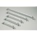 Medline 24 Inch Grab Bar, Knurled Chrome