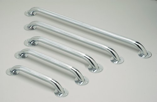 HealthPersonalCare: Medline 24 Inch Grab Bar, Knurled Chrome