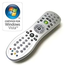 Noah Company MediaGate HA-IR01SV Windows Vista Home Premium and Windows Vista Ultimate MCE Remote Control, 1 Channel IR (Silver)