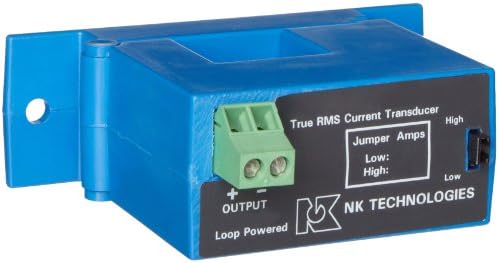 NK Technologies ATR0-420-24L-SP RMS Current Transducer, Split-core, 4-20mA Output Range, 0-2 & 0-5A Input Range, 12-40VDC Power Supply
