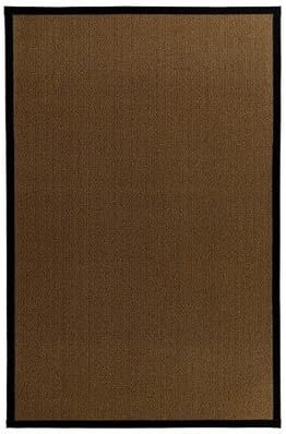 Better Than Sisal Black/Brown Rug Size: 4' x 6'