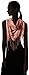 D&Y Women's Wide Aztec Stripe Square Scarf with Fringe