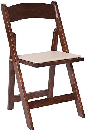 Wooden Chair with Polyurethane Coating - Set of 4