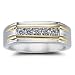 14k Gold Two-Tone Mens Ring (H/I1, 0.50ct. tw.)