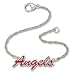 Los Angeles Angels Script Bracelet Enameled