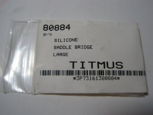 Titmus Silicone Universal Saddle Bridge Nose Pad Large 13mm 80884