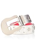 GUESS Patent Croc Belt with Star Studs