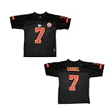 Youth / Boys NFL Kansas City Chiefs Cassel #7 Athletic Comfortable Fit Short Sleeve Jersey Shirt - Black (Size: 14-16)