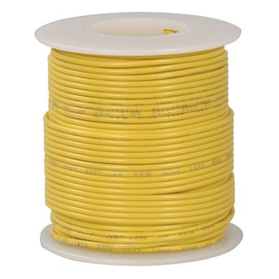 Ul1007-1569 24 Awg Stranded Hook Up Wire 100 Feet Yellow