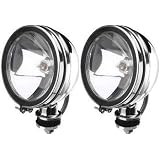 2 Off Road Round Halo Driving Lights Lamps for Trucks SUV 4X4 Kit by Bling