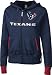 Houston Texans Women's Chant Navy Full Zip Hooded Sweatshirt - Small