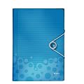 Leitz Projektmappe Bebop A4, Pp,Blau,Mit 6 F�chern