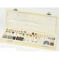 227pc Metalsmiths Jewelers Gunsmiths Locsmiths Stone Grinding Cutting Rotary Tool Bits Combo Set for Dremel, Nice