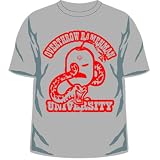闘将!!拉麺男 ラーメンマン打倒養成所Tシャツ グレー サイズ:L